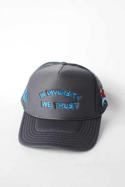 HYBRID NATION X FLY FAIRWAYS In Diversity We Trust Trucker Hat