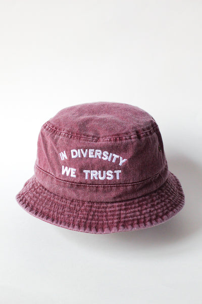 HYBRID NATION In Diversity We Trust Bucket Hat