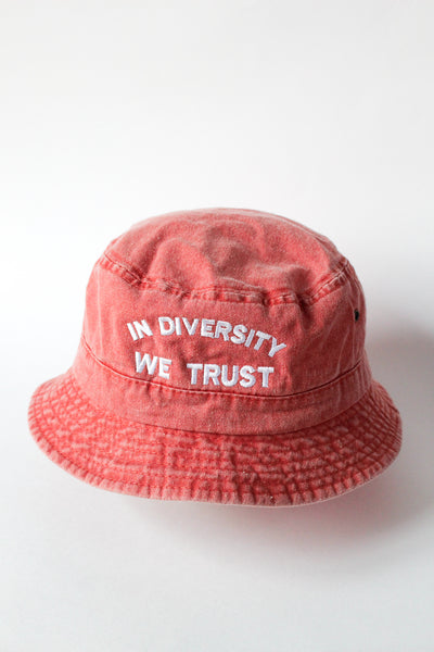 HYBRID NATION In Diversity We Trust Bucket Hat